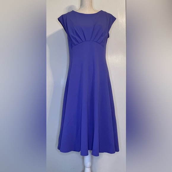 Liz Claiborne NWT Elegant Purple Dress Women’s Size 10 - Picture 2 of 8